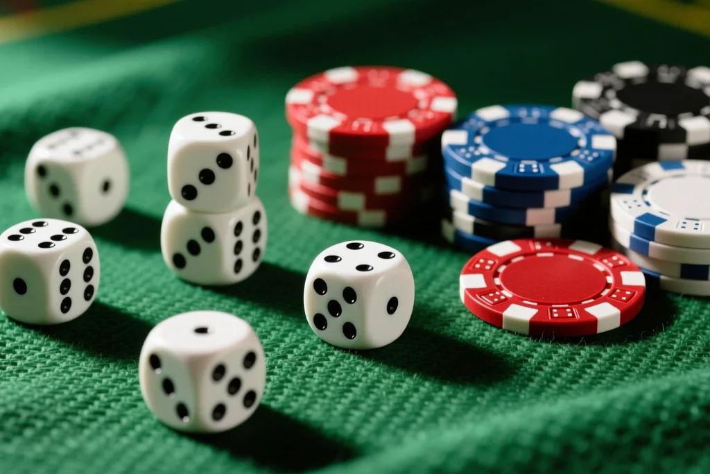 Gry stołowe online: bakarat, kości i poker w kasynie